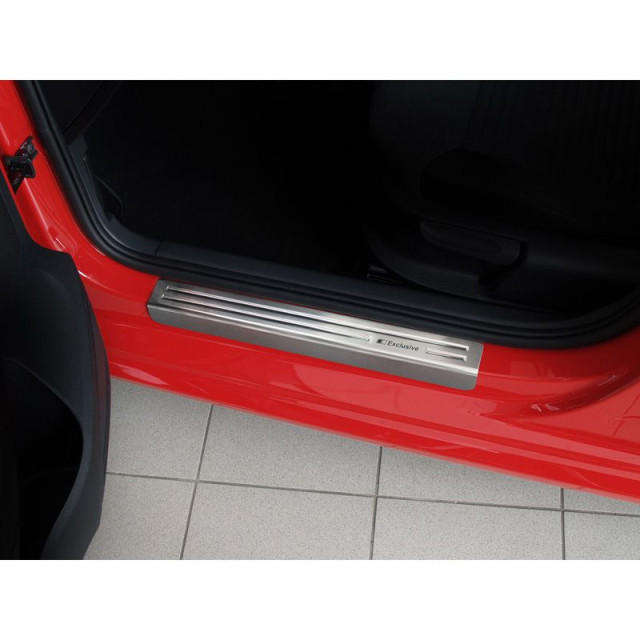 RVS Instaplijsten  Volkswagen Polo 6R 2009-2014 & 6C 2014-2017 5-deurs - 'Exclusive' - 4-delig