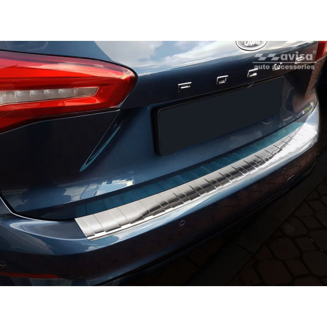 RVS Achterbumperprotector  Ford Focus IV Kombi 2018- 'Ribs'