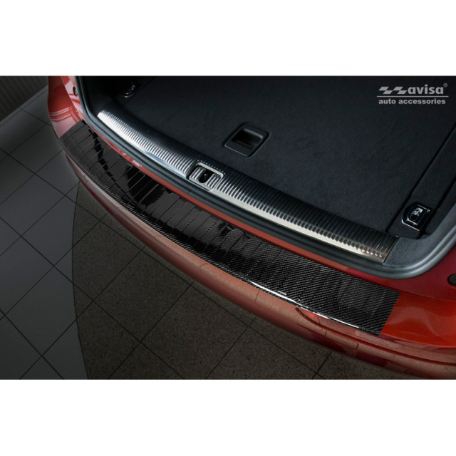 Echt 3D Carbon Achterbumperprotector passend voor Audi Q5 2008-2016