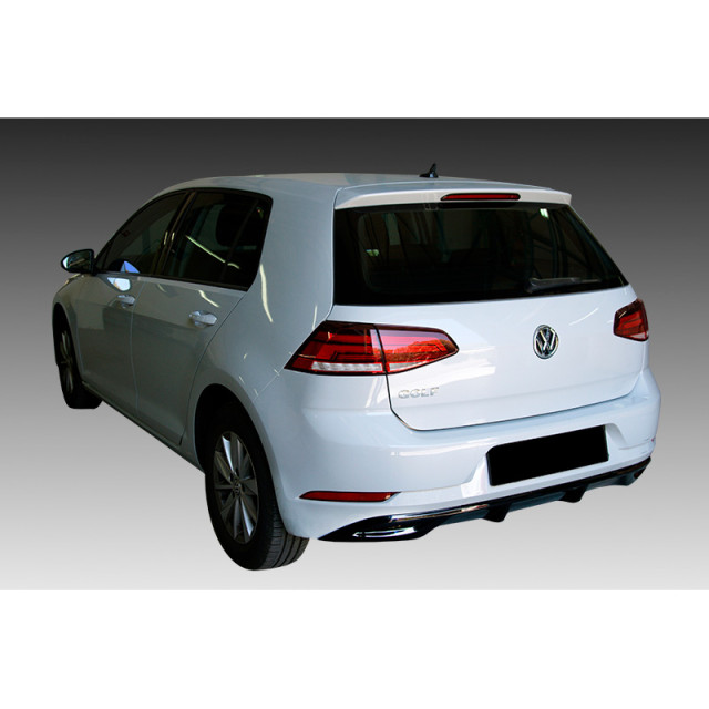 Achterbumperskirt (Diffuser)  Volkswagen Golf VII Facelift 2017- excl. GTi / R (ABS)