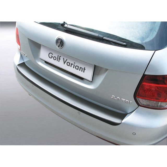 ABS Achterbumper beschermlijst passend voor Volkswagen Golf VI Variant 2009-2013 Zwart