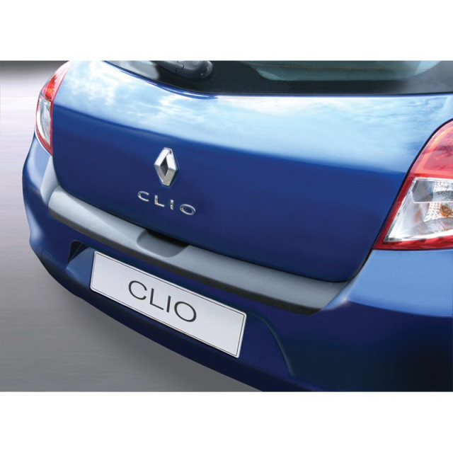 ABS Achterbumper beschermlijst passend voor Renault Clio III HB 3/5 deurs 2009-2012 Zwart