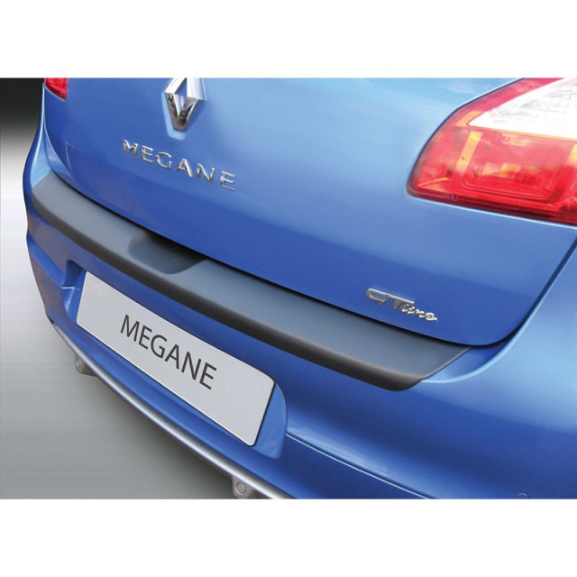 ABS Achterbumper beschermlijst passend voor Renault Megane III HB 5 deurs 2008-2016 Zwart