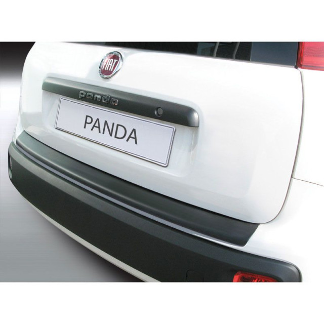 ABS Achterbumper beschermlijst passend voor Fiat Panda III 2012- (excl 4x4) Zwart
