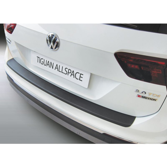 ABS Achterbumper beschermlijst passend voor Volkswagen Tiguan II Allspace 4x4 2018- Zwart