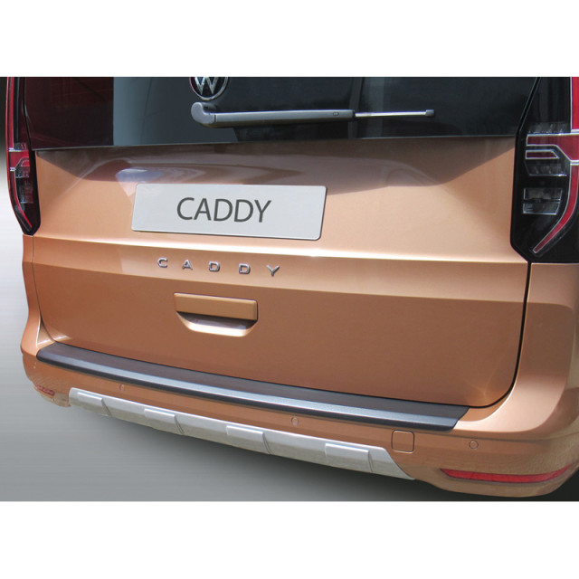 RGM Achterbumperskirt 'Skid-Plate' passend voor Volkswagen Caddy V Box/MPV 2020- Zwart (ABS)