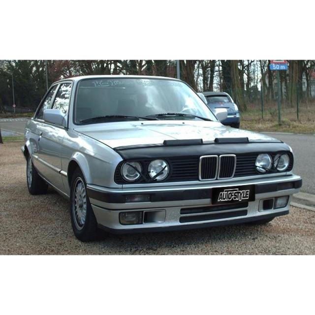 Motorkapsteenslaghoes  BMW 3 serie E30 1986-1989 zwart