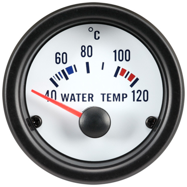 Performance Instrument Wit Watertemperatuur 40-120C 52mm