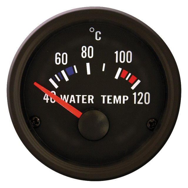 Performance Instrument Zwart Watertemperatuur 40-120C 52mm