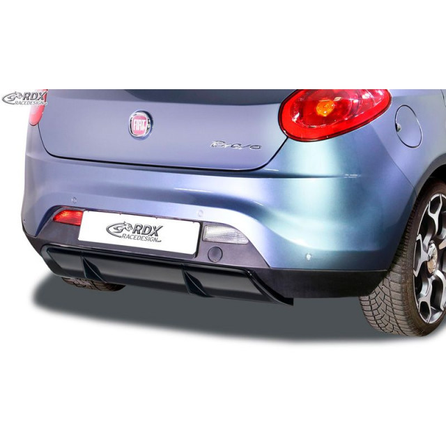 Achterskirt 'Diffusor'  Fiat Bravo (198) 2007-2014 (ABS zwart glanzend)