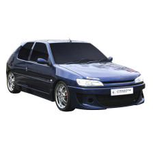 Carzone Voorbumper passend voor Peugeot 306 Fase II 1997- 'Vega'
