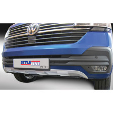 RGM Voorspoiler 'Skid-Plate' passend voor Volkswagen Transporter T6.1 2020- Zilver (ABS)