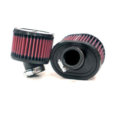 K&N universeel ovaal filter 38mm aansluiting, 30 graden flens, 102mm Hoogte (R-0642) (Set van 2)