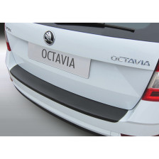 ABS Achterbumper beschermlijst passend voor Skoda Octavia III FL Kombi 2017-2020 (excl. VRS) Zwart