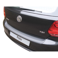 ABS Achterbumper beschermlijst passend voor Volkswagen Polo 6R 3/5 deurs 2009-2014 Zwart