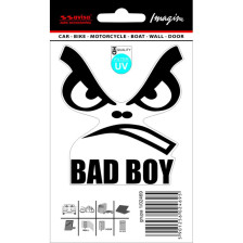 Sticker Bad Boy - 7,5 x 8,5 cm - Zwart