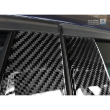 B-Stijl lijsten  BMW 1-Serie F20 5-Deurs 2015- Zwart Carbon