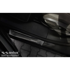 Zwart RVS Instaplijsten  Opel Zafira 2012-2019 - 'Special Edition' - 4-delig