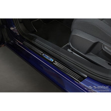 Zwart RVS Instaplijsten passend voor Volkswagen Golf VIII Hatchback/Variant 2020- 'Hybrid' - 4-delig