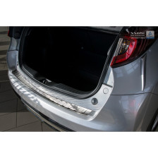 RVS Achterbumperprotector passend voor Honda Civic IX 5-deurs Facelift 2015- 'Ribs'