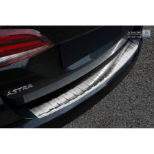 RVS Achterbumperprotector  Opel Astra K Sportstourer 2015- 'Ribs'