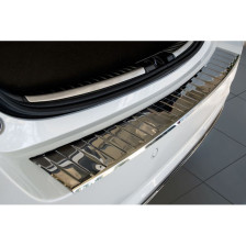 RVS Achterbumperprotector  Toyota Auris 5 deurs 2015-2019 Incl. Hybrid 'Ribs'