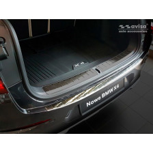 RVS Achterbumperprotector  BMW X4 (G02) 2018- 'Ribs'