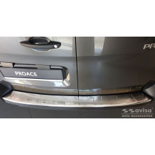 RVS Achterbumperprotector  Toyota Proace II Furgon 2016- & Opel Zafira Life 2019- 'Ribs'