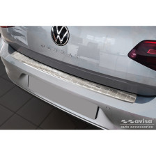 RVS Achterbumperprotector passend voor Volkswagen Passat Sedan 2014-2019 & FL 2019- 'Ribs'