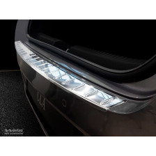 RVS Achterbumperprotector passend voor Mercedes CLA II (X118) Shooting Brake 2019- 'Ribs'
