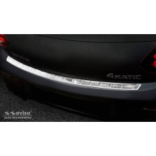 RVS Achterbumperprotector  Mercedes C-Klasse C205 Coupe AMG 2015-2021 'Ribs'