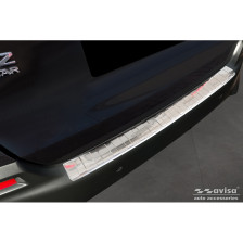 RVS Achterbumperprotector  Honda Jazz Crosstar Hybrid 2020- 'Ribs'