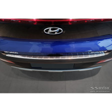 RVS Achterbumperprotector passend voor Hyundai Bayon 2021- 'Ribs'