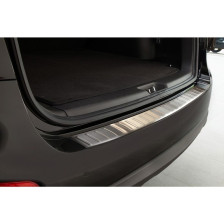 RVS Achterbumperprotector passend voor Hyundai Santa Fe 2007-2012 'Ribs'