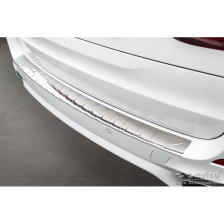RVS Achterbumperprotector passend voor BMW X5 F15 2013-2018 met M-Pakket 'Ribs'