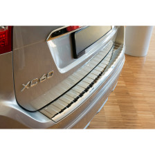 Chroom RVS Achterbumperprotector  Volvo XC60 2013-2016 'Ribs'