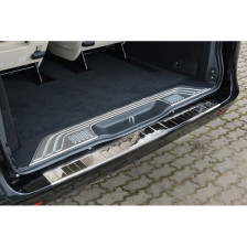 Chroom RVS Achterbumperprotector passend voor Mercedes Vito / V-Klasse 2014- 'Ribs'