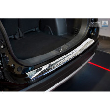 Chroom RVS Achterbumperprotector  Mitsubishi Outlander III 2015- 'Ribs'