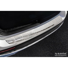Chroom RVS Achterbumperprotector passend voor Mercedes GLB (X247) 2019- 'Ribs'