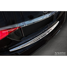 Chroom RVS Achterbumperprotector passend voor Mercedes S-Klasse (W223) 2020- 'Ribs'