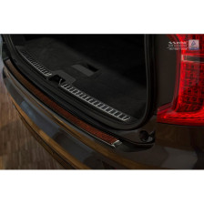 RVS Achterbumperprotector 'Deluxe' passend voor Volvo XC90 2015- Zwart/Rood-Zwart Carbon