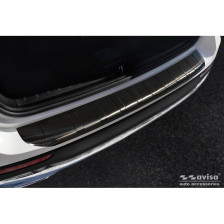Zwart RVS Achterbumperprotector  Mercedes GLB (X247) 2019- 'Ribs'