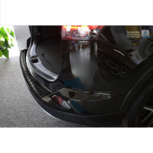 Zwart RVS Achterbumperprotector  Toyota RAV4 2016- 'Ribs'