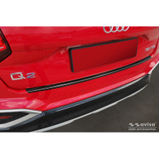 Zwart RVS Achterbumperprotector  Audi Q2 Facelift 2020-