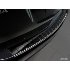 Zwart RVS Achterbumperprotector passend voor Opel Zafira C Tourer 2012-2016 & Facelift 2016- 'Ribs'