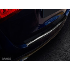Zwart RVS Achterbumperprotector  Mercedes GLE II W167 2019- incl. 53 AMG 'Ribs'