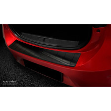 Zwart RVS Achterbumperprotector  Opel Corsa F HB 5-deurs GS-Line 2019- 'Ribs'