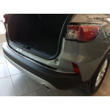Zwart RVS Achterbumperprotector  Ford Kuga III Titanium/Trend/Cool+Connect/Hybrid 2019- excl. ST-Line 'Ribs'