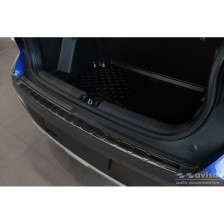 Zwart RVS Achterbumperprotector passend voor Hyundai Bayon 2021- 'Ribs'