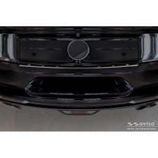 Zwart RVS Achterbumperprotector  Ford Mustang VI Coupé 2015-2017 & FL 2017- incl. GT 'Ribs'